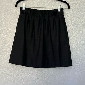 J. Crew charcoal gray Mini wool blend Skirt